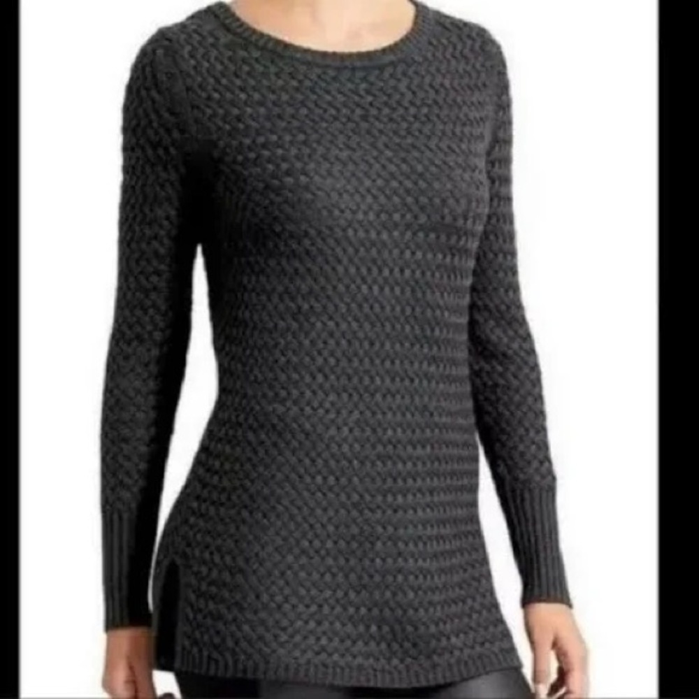 Athleta Cypress Wool Blend Basketweave Sweater S